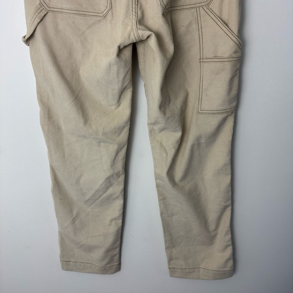 BDG Urban Outfitters Corduroy Carpenter Pants Size 30 Cream - Picture 8 of 11